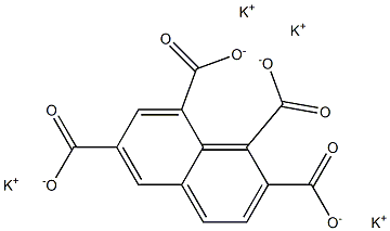 1,2,6,8-Naphthalenetetracarboxylic acid tetrapotassium salt 구조식 이미지