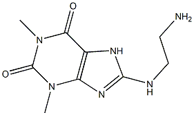 8-[(2-Aminoethyl)amino]-3,7-dihydro-1,3-dimethyl-1H-purine-2,6-dione Structure