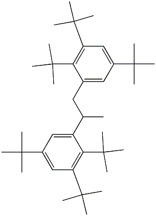 1,2-Bis(2,3,5-tri-tert-butylphenyl)propane Structure