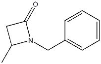 1-Benzyl-2-methylazetidine-4-one Structure