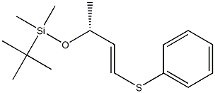 (R)-3-[[Dimethyl(1,1-dimethylethyl)silyl]oxy]-1-(phenylthio)-1-butene 구조식 이미지