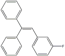 1,1-Diphenyl-2-(m-fluorophenyl)ethene Structure