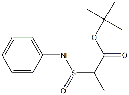 2-[(Phenyl)aminosulfinyl]propionic acid tert-butyl ester Structure