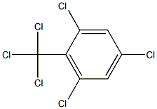 2,4,6-Trichloro-1-(trichloromethyl)benzene Structure