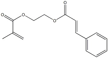 Methacrylic acid 2-cinnamoyloxyethyl ester 구조식 이미지