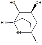 (1R,2S,3S,5S)-8-Azabicyclo[3.2.1]octane-2,3-diol 구조식 이미지