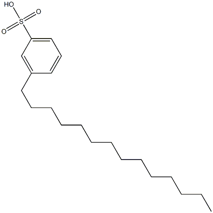 3-Tetradecylbenzenesulfonic acid 구조식 이미지