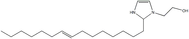 2-(8-Pentadecenyl)-4-imidazoline-1-ethanol 구조식 이미지