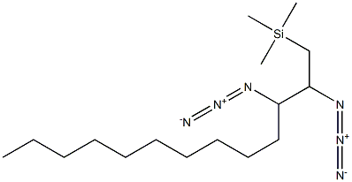 1-(Trimethylsilyl)tridecane-2,3-diyldiazide 구조식 이미지