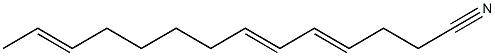 4,6,12-Tetradecatrienenitrile Structure