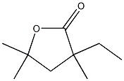 4,5-Dihydro-3-ethyl-3,5,5-trimethylfuran-2(3H)-one Structure