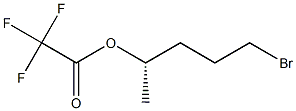 (-)-Trifluoroacetic acid (S)-5-bromopentane-2-yl ester Structure
