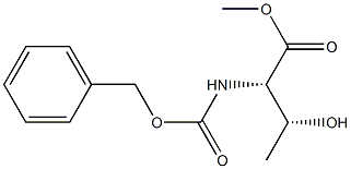 (2S,3R)-2-[(Benzyloxycarbonyl)amino]-3-hydroxybutanoic acid methyl ester 구조식 이미지