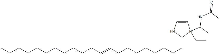 1-[1-(Acetylamino)ethyl]-1-ethyl-2-(9-henicosenyl)-4-imidazoline-1-ium Structure