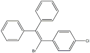 1-Bromo-1-(p-chlorophenyl)-2,2-diphenylethene 구조식 이미지