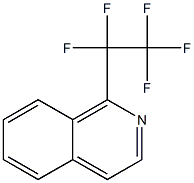 1-(Pentafluoroethyl)isoquinoline 구조식 이미지