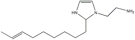 1-(2-Aminoethyl)-2-(7-nonenyl)-4-imidazoline 구조식 이미지