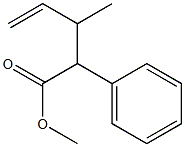 2-Phenyl-3-methyl-4-pentenoic acid methyl ester 구조식 이미지