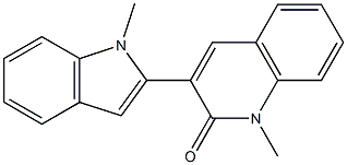 3-(1-Methyl-1H-indol-2-yl)-1-methylquinolin-2(1H)-one 구조식 이미지