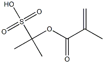 2-(Methacryloyloxy)-2-propanesulfonic acid 구조식 이미지