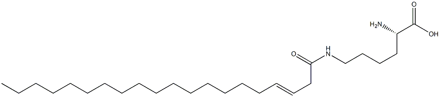 N6-(3-Icosenoyl)lysine 구조식 이미지