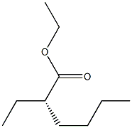 [S,(+)]-2-Ethylhexanoic acid ethyl ester 구조식 이미지
