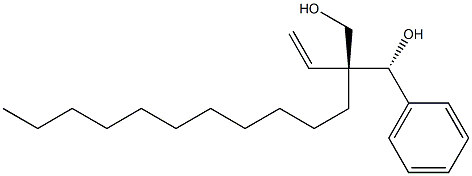 (1R,2R)-1-Phenyl-2-undecyl-2-vinyl-1,3-propanediol Structure