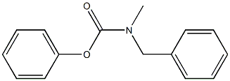 N-Methyl-N-benzylcarbamic acid phenyl ester 구조식 이미지