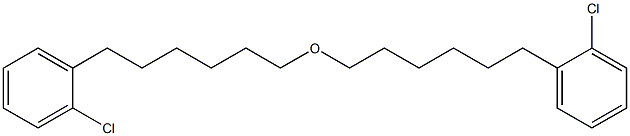 2-Chlorophenylhexyl ether 구조식 이미지