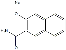 3-Sodiooxy-2-naphthalenecarboxamide Structure