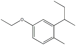 1-Ethoxy-4-methyl-3-sec-butylbenzene 구조식 이미지