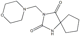 3-Morpholinomethyl-2,4-dioxo-1,3-diazaspiro[4.4]nonane Structure