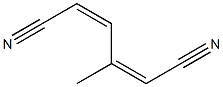 (1Z,3Z)-1,4-Dicyano-2-methyl-1,3-butadiene Structure