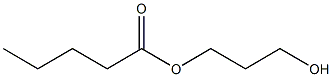 Valeric acid 3-hydroxypropyl ester Structure