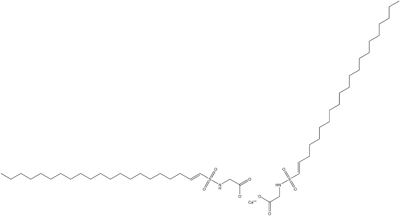 Bis[N-(1-henicosenylsulfonyl)glycine]calcium salt 구조식 이미지