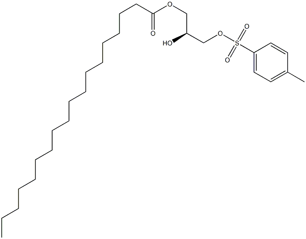 [S,(+)]-Glycerin 1-stearate 3-(p-toluenesulfonate) 구조식 이미지