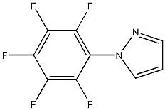 1-(2,3,4,5,6-Pentafluorophenyl)-1H-pyrazole 구조식 이미지