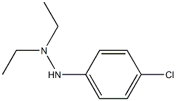 1-(4-Chlorophenyl)-2,2-diethylhydrazine Structure