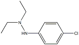 1-(4-Chlorophenyl)-2,2-diethylhydrazine 구조식 이미지