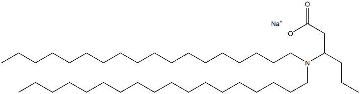 3-(Dioctadecylamino)hexanoic acid sodium salt Structure