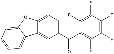 2-(Pentafluorobenzoyl)dibenzofuran 구조식 이미지