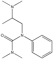 1,1-Dimethyl-3-[2-(dimethylamino)propyl]-3-phenylurea 구조식 이미지