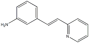 2-(3-Aminostyryl)pyridine 구조식 이미지