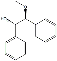(1S,2S)-1,2-Diphenyl-2-methoxyethanol Structure