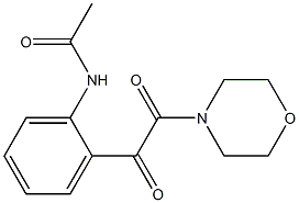 N-[2-[(Morpholinocarbonyl)carbonyl]phenyl]acetamide Structure