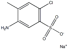 3-Amino-6-chloro-4-methylbenzenesulfonic acid sodium salt 구조식 이미지