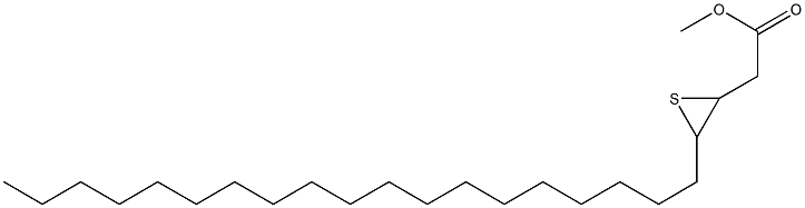 3,4-Epithiotricosanoic acid methyl ester Structure