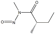 [2S,(+)]-N,2-Dimethyl-N-nitrosobutyramide Structure