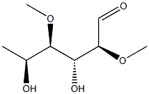 2-O,4-O-Dimethyl-L-fucose Structure