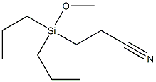 (2-Cyanoethyl)methoxydipropylsilane Structure